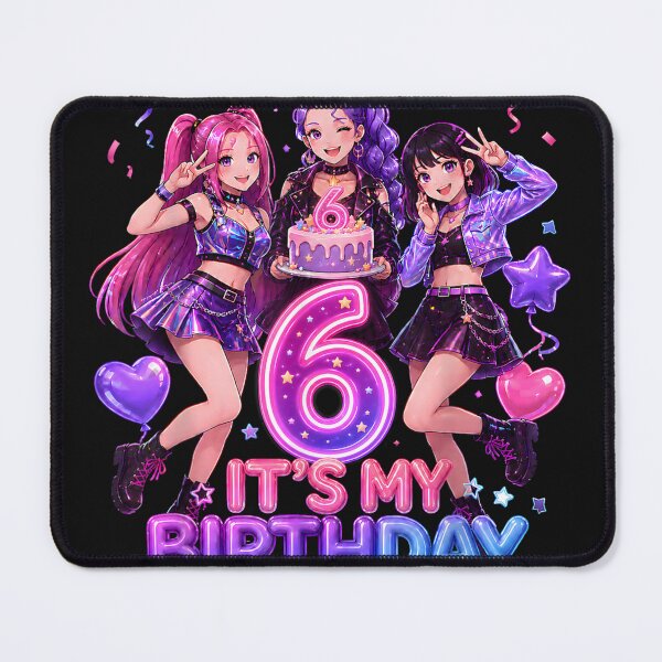 Item preview, Kids It's My 6th K Pop Birthday Girl 6 Year Old K-Pop Bday designed and sold by conggiang914.