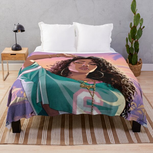 Item preview, Tropical Summer Girl - Synthwave Beach Digital Art Poster designed and sold by Billy Morfo™.