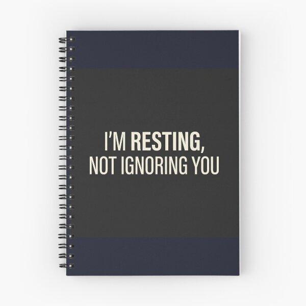 Item preview, I'm Resting, Not Ignoring You designed and sold by QuietNovaShop.