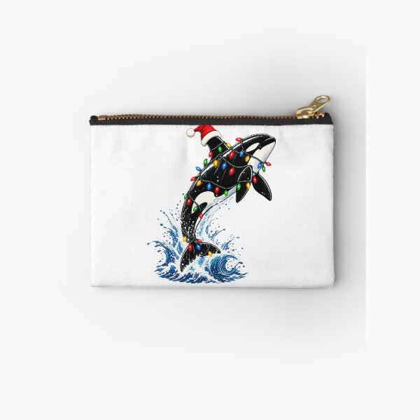 Item preview, Christmas Orca Killer Whale Holiday Lights Festive Ocean Animal designed and sold by ZIGLWORKS.