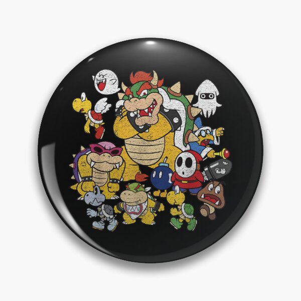 Item preview, Super Mari0 Bowser Enemy Group Shot designed and sold by conggiang914.