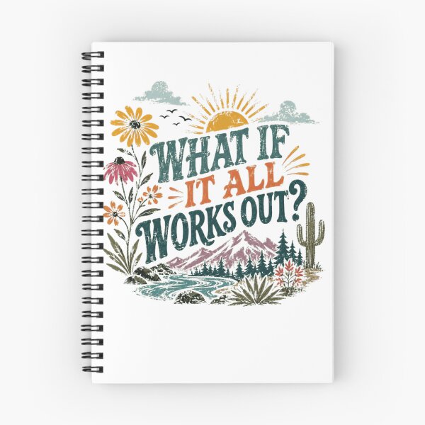 Item preview, What If It All Works Out? Optimism Positive Thinking Motivation Nature Explorer designed and sold by HumansStuck12.