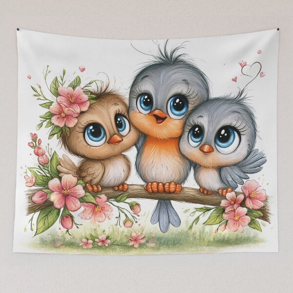 Item preview, Three Owls' Cherry Blossom Secret designed and sold by Venon28.