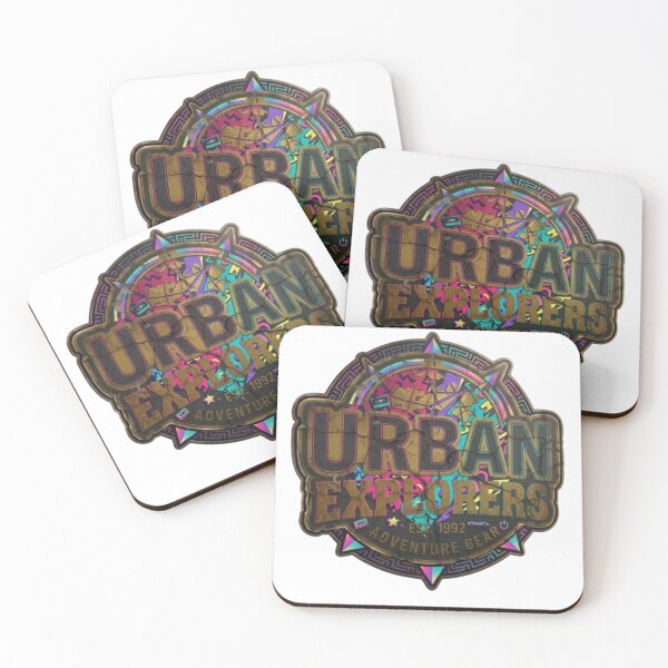 Item preview, 90s Vintage Grunge Urban Explorers Logo – Aesthetic Retro Cracked Badge designed and sold by Your Family, Your Home.