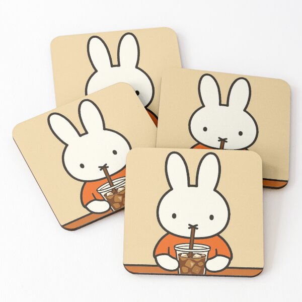 Item preview, iced coffee bunny designed and sold by Cozy Moss Studio.