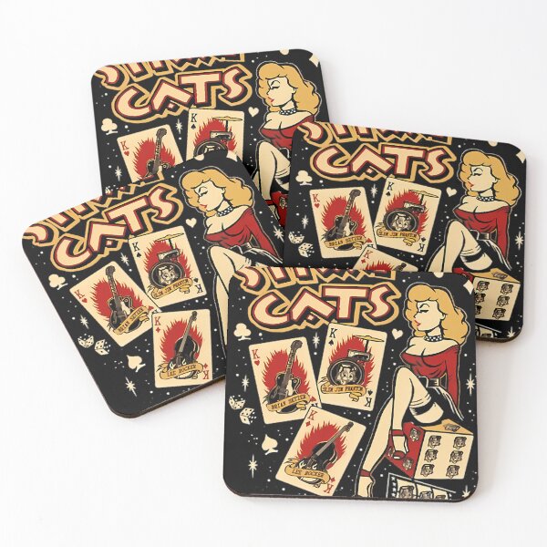 Item preview, Strays Cat's Band Rock designed and sold by FloraFaunaHub.