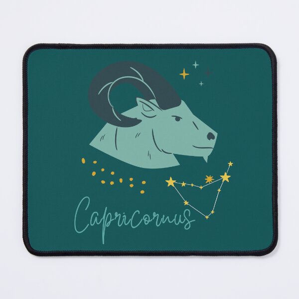 Item preview, Retro Capricorn Sea Goat Celestial Illustration - Boho Star designed and sold by thegreatblip.
