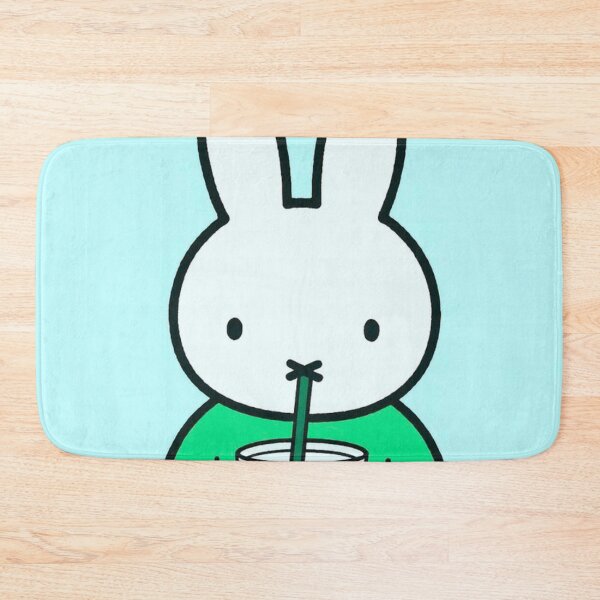 Item preview, Green Themed iced coffee bunny designed and sold by Cozy Moss Studio.