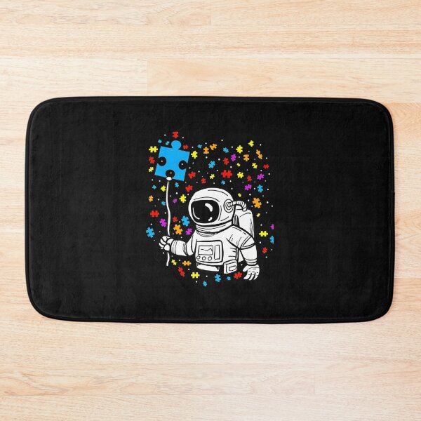 Item preview, Astronaut Holding Puzzle Piece Balloon Space designed and sold by kossowlamart.