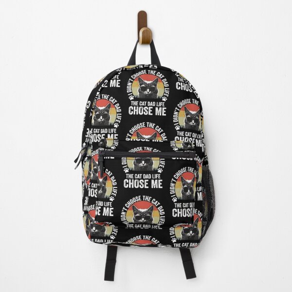 Item preview, Cat Dad Life Chose Me Funny Cat Retro Sunset designed and sold by GiaoCalonas.