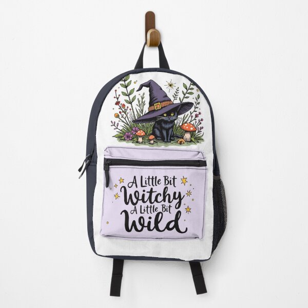 Item preview, Witchy Black Cat A Little Bit Wild designed and sold by Connys Colorful World.
