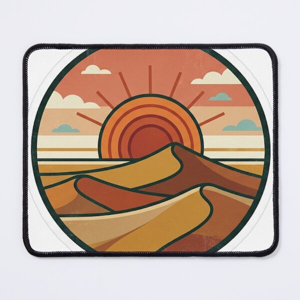 Item preview, Desert Sunset Badge designed and sold by RoyArt0.
