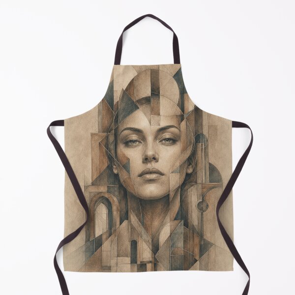 Item preview, Geometric Woman in Surreal Architecture designed and sold by VlodArt.