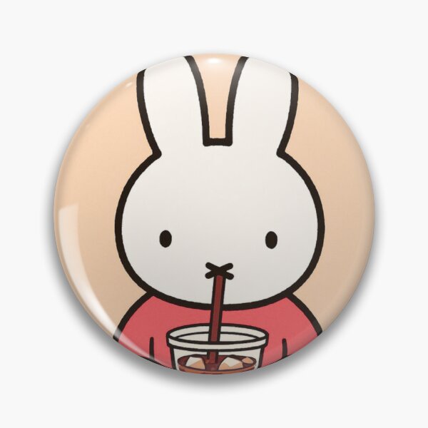 Item preview, Red Themed iced coffee bunny designed and sold by Cozy Moss Studio.