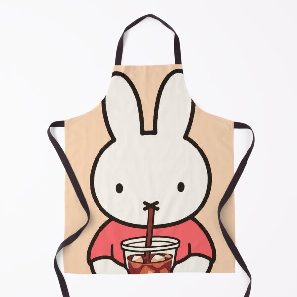 Item preview, Red Themed iced coffee bunny designed and sold by Cozy Moss Studio.