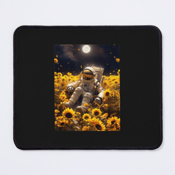 Item preview, Astronaut Sunflowers Moon Dream Art designed and sold by domjudith.