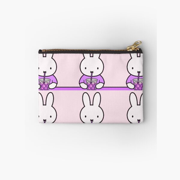 Item preview, Purple Themed iced coffee bunny designed and sold by Cozy Moss Studio.