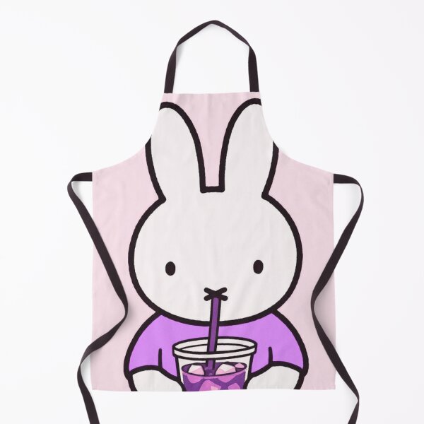 Item preview, Purple Themed iced coffee bunny designed and sold by Cozy Moss Studio.