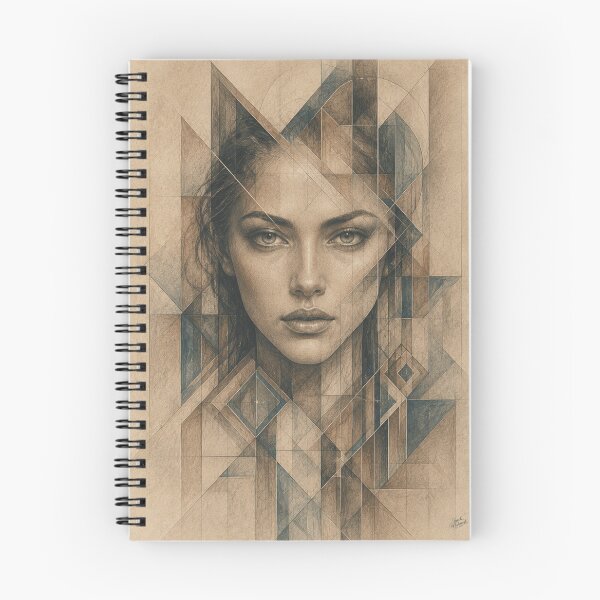 Item preview, Geometric Woman in Surreal Architecture designed and sold by VlodArt.