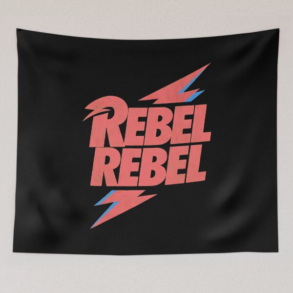 Artikelvorschau, Rebellisches Design, inspiriert von David Bowie entworfen und verkauft von Catsi-Nook-Art.