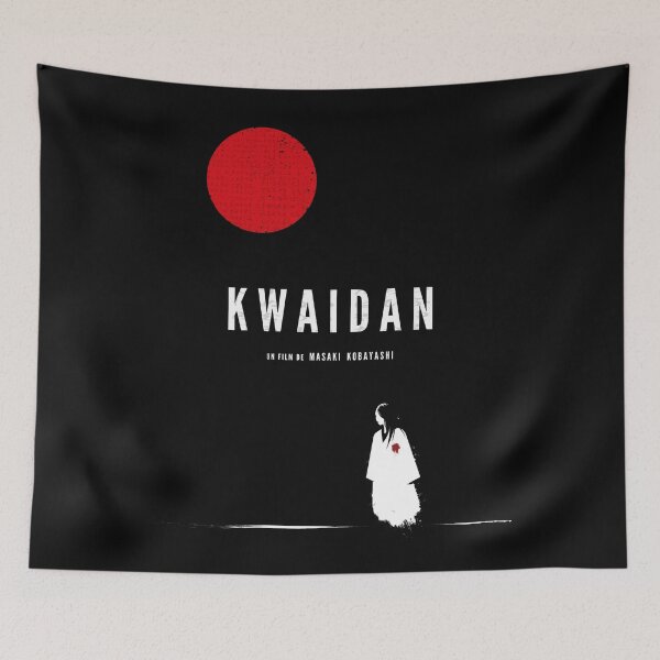 Item preview, Kwaidan minimalist movie poster – Masaki Kobayashi Japanese horror classic designed and sold by MORKINO POSTERS.