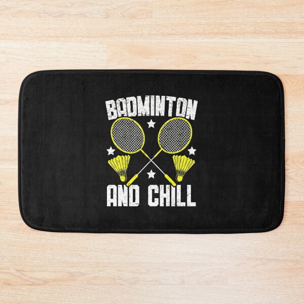 Item preview, Badminton And Chill Crossed Rackets Shuttlecock Graphic designed and sold by domjudith.