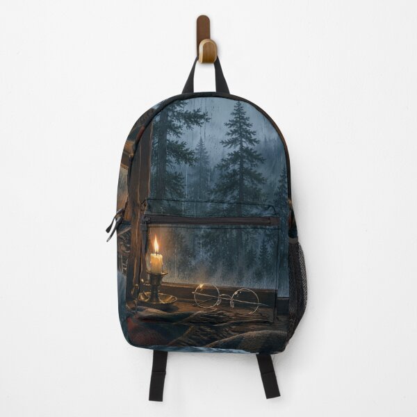Item preview, Lofi Rain: Mist Bound Cabin designed and sold by bapupa.