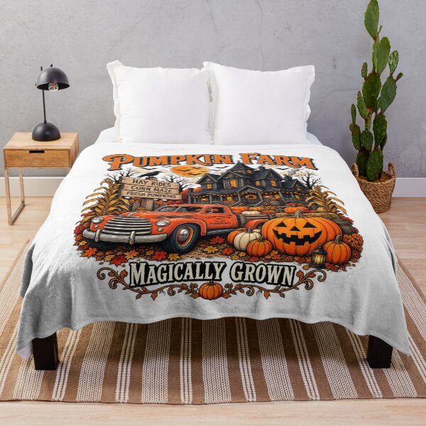 Item preview, Pumpkin Farm Halloween Vintage Truck Spooky Farm designed and sold by afr-saad.