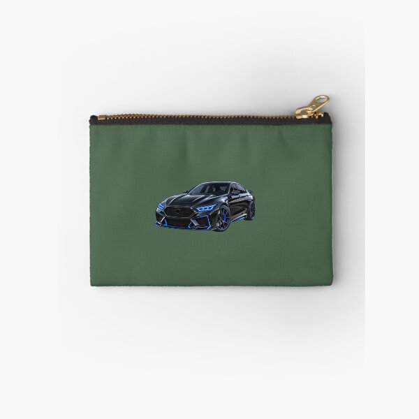 Item preview, Futuristic Black Sports Car Sticker | Blue Neon Racing Car | Automotive Enthusiast Gift designed and sold by Ishratparween11.