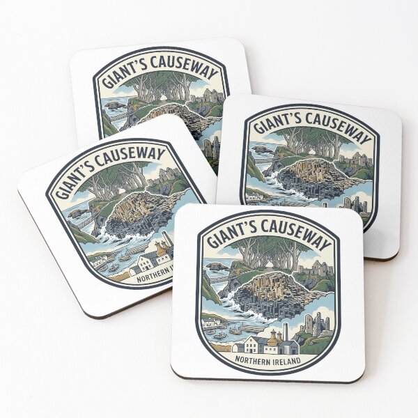 Item preview, Giant's Causeway Northern Ireland Vintage Travel Badge designed and sold by k3rstman1.