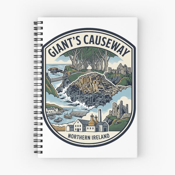 Item preview, Giant's Causeway Northern Ireland Vintage Travel Badge designed and sold by k3rstman1.