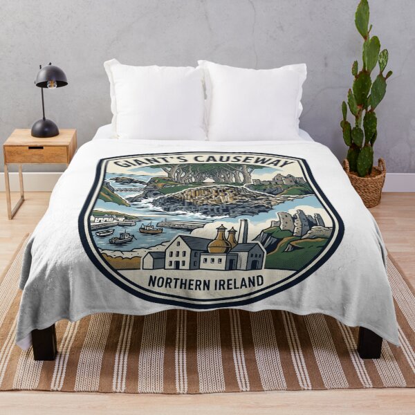 Item preview, Giant's Causeway Northern Ireland Vintage Travel Badge designed and sold by k3rstman1.