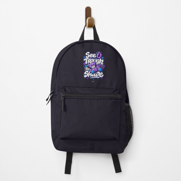 Item preview, See U Trough The Shade – Purple Graffiti Teddy designed and sold by Musamem Designs.
