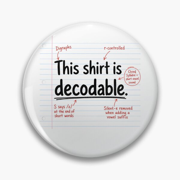 Item preview, This Shirt is Decodable Structured Literacy Reading Teacher designed and sold by borutawear.