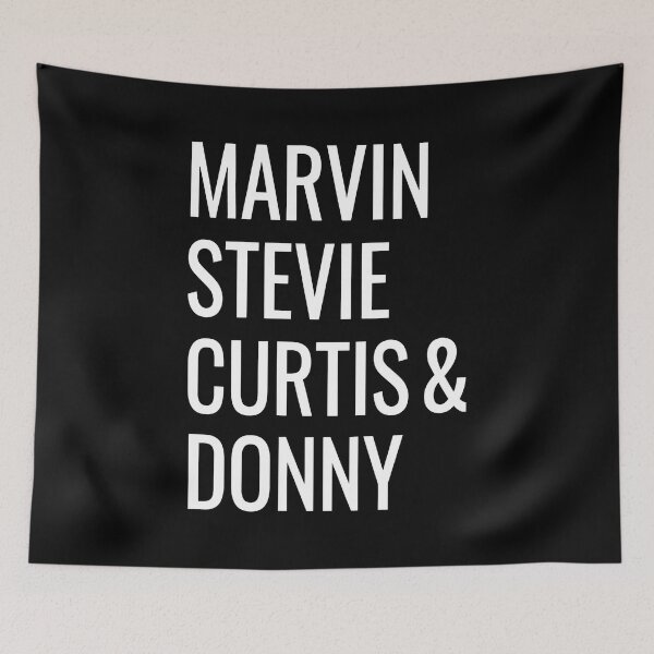 Item preview, Marvin Stevie Curtis Donny Vintage R&B Graphic Design designed and sold by Catsi-Nook-Art.