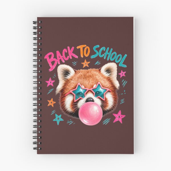 Item preview, Back to School Red Panda Bubble Gum Star Glasses designed and sold by MOCH- ART.