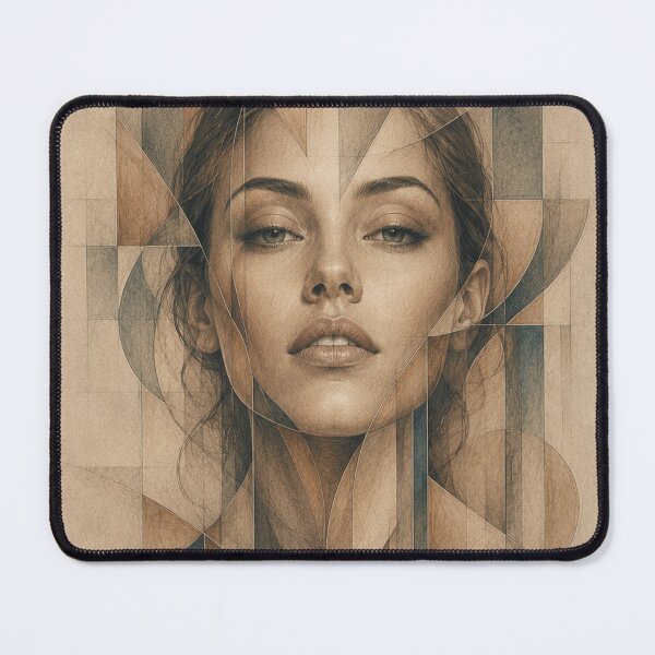 Item preview, Geometric Woman in Surreal Architecture designed and sold by VlodArt.