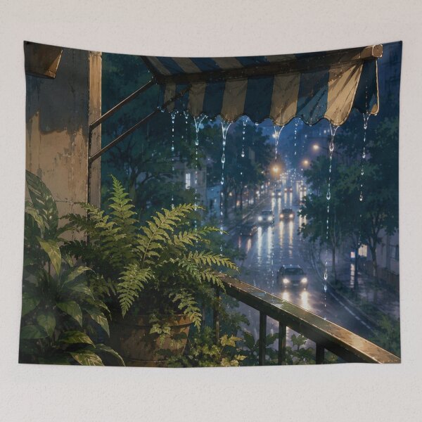 Item preview, Lofi Rain: Urban Canopy designed and sold by bapupa.