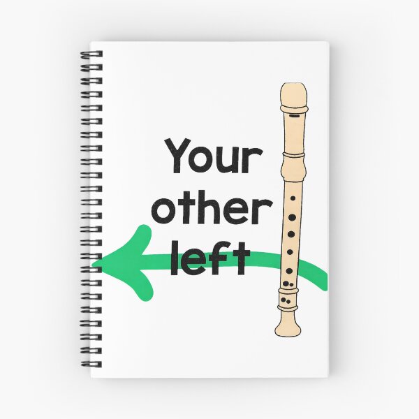 Item preview, Your Other Left Recorder Design for Music Teachers designed and sold by Catsi-Nook-Art.