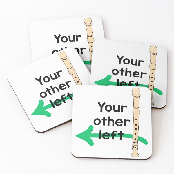 Item preview, Your Other Left Recorder Design for Music Teachers designed and sold by Catsi-Nook-Art.