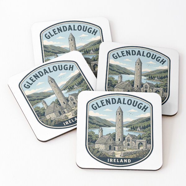 Item preview, Glendalough Ireland Vintage Travel Emblem designed and sold by k3rstman1.