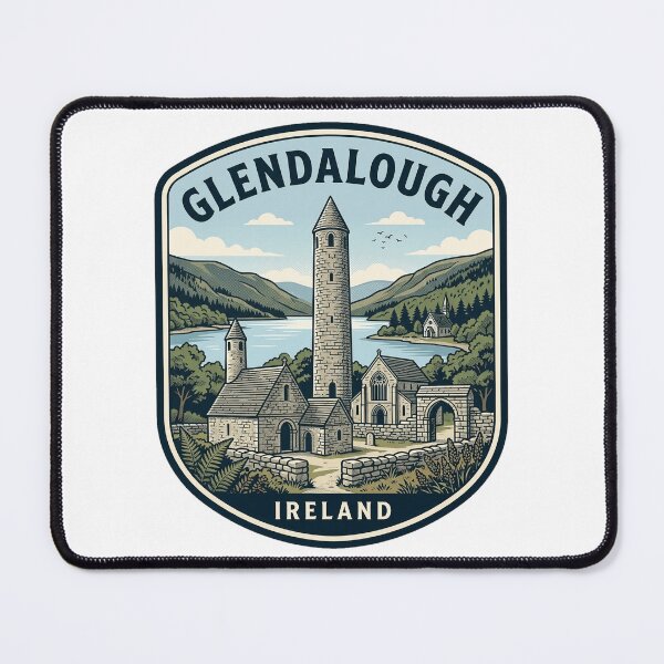 Item preview, Glendalough Ireland Vintage Travel Emblem designed and sold by k3rstman1.