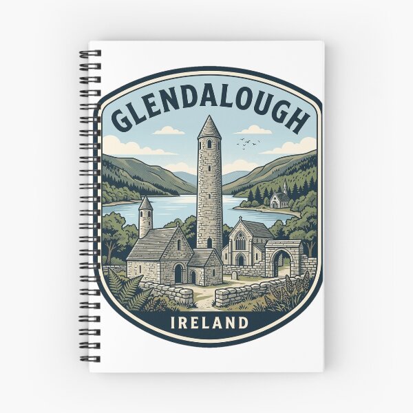 Item preview, Glendalough Ireland Vintage Travel Emblem designed and sold by k3rstman1.