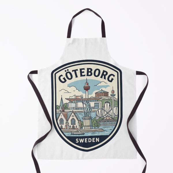 Item preview, Göteborg Sweden Retro Travel Emblem designed and sold by k3rstman1.