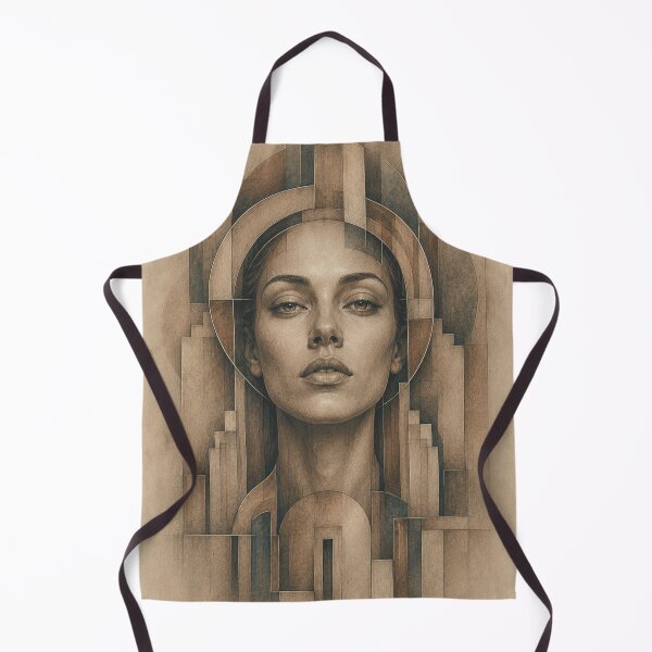 Item preview, Geometric Woman in Surreal Architecture designed and sold by VlodArt.