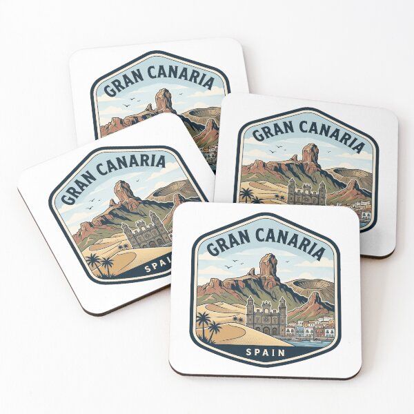 Item preview, Gran Canaria Spain Vintage Travel Badge designed and sold by k3rstman1.
