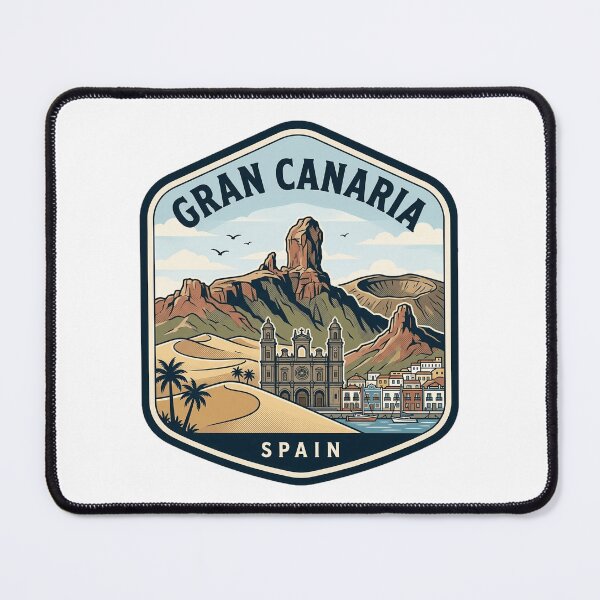 Item preview, Gran Canaria Spain Vintage Travel Badge designed and sold by k3rstman1.