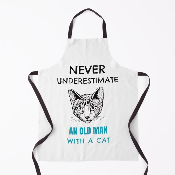 Item preview, Never Underestimate Old Man Cat Owner Gift Idea designed and sold by OlyvieArt.