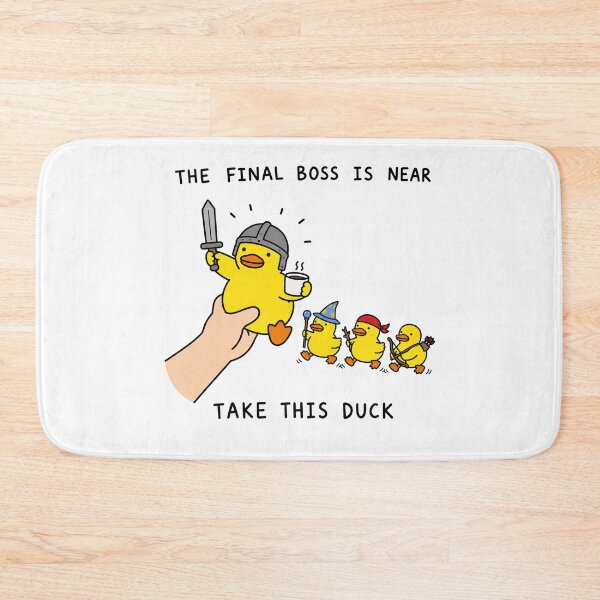 Item preview, The Final Boss Is Near Funny Duck Gaming Meme designed and sold by MonkiFlipp.