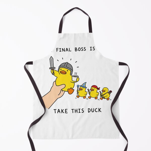 Item preview, The Final Boss Is Near Funny Duck Gaming Meme designed and sold by MonkiFlipp.